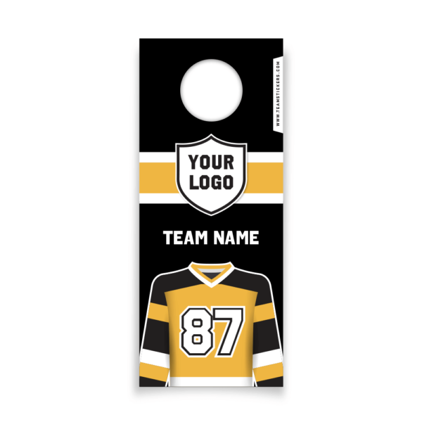 hockey team door hanger base