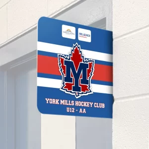 Hockey Team Room Sign